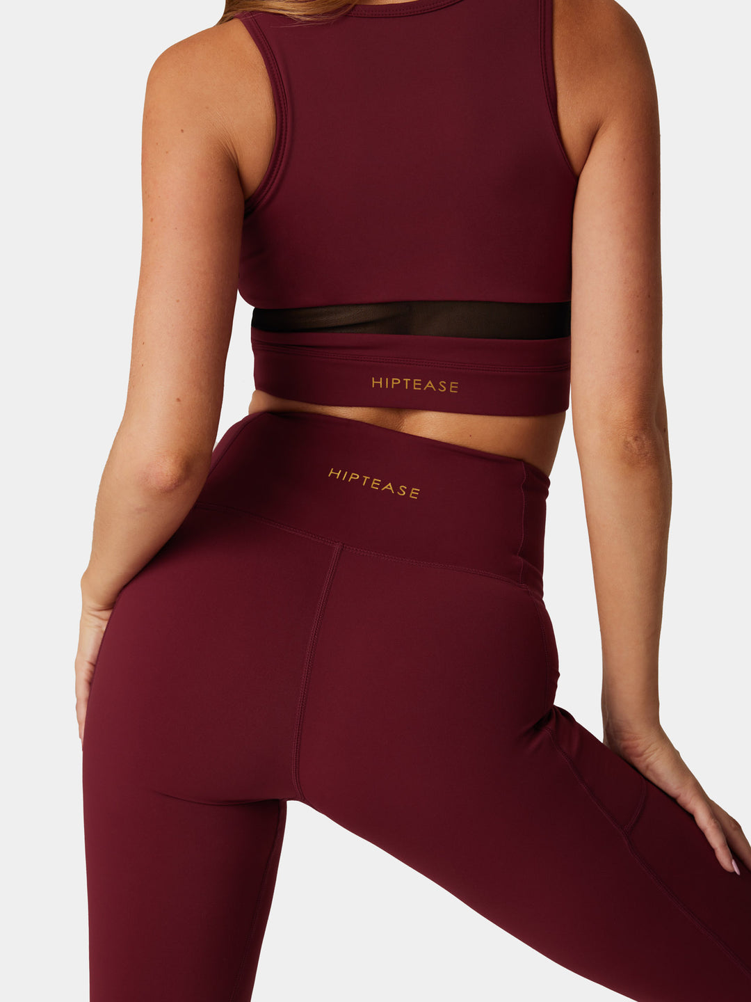 Workout Sports Bra - Dark Red