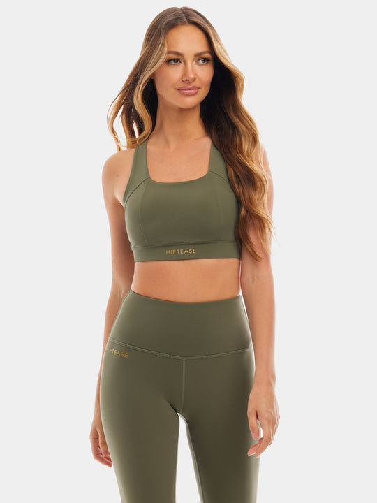 Energize Sports Bra - Olive