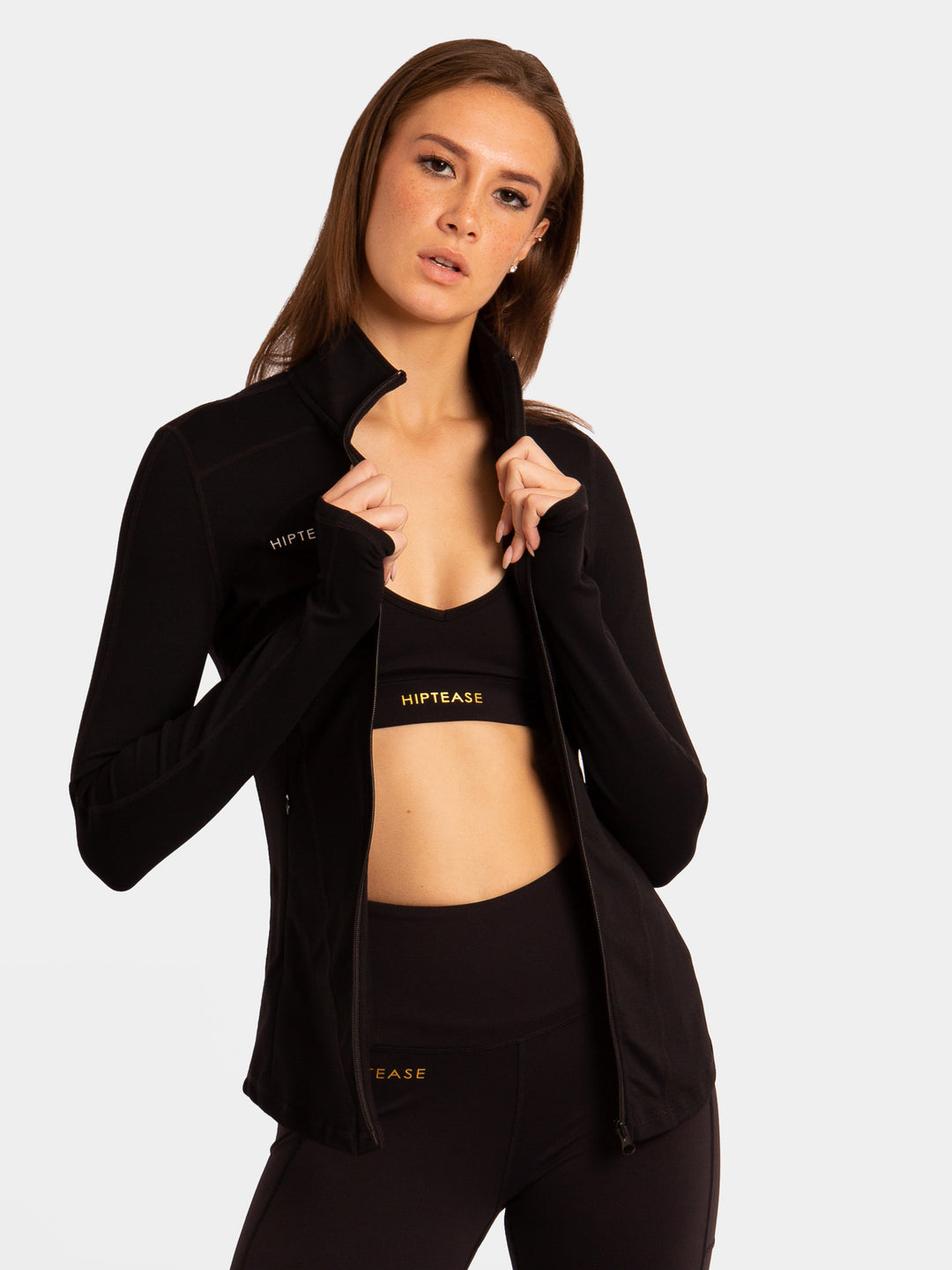 Contour Zip Jacket - Black
