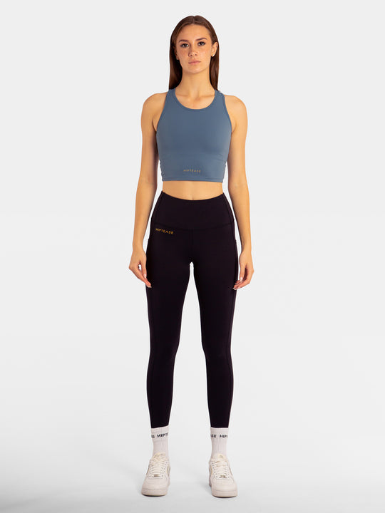 #1 Sports Bra - Steel Blue
